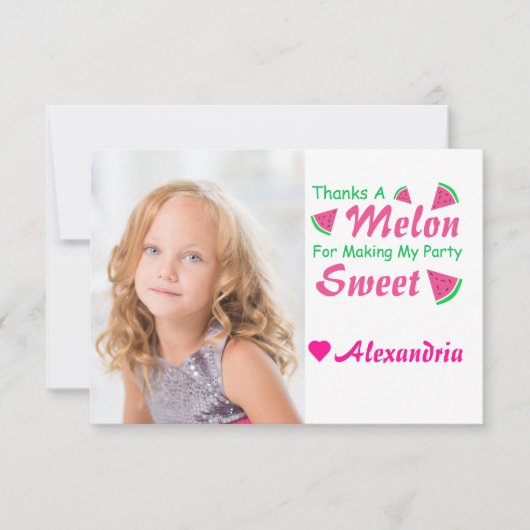 Bedankt A Melon Watermeloen (Voorkant)