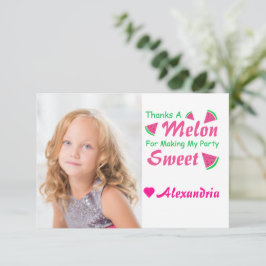 Bedankt A Melon Watermeloen