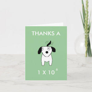 BEDANKT A MILJOEN - Hartelijk dank