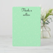 Bedankt A miljoen - Hartelijk dank Kaart (Staand voorkant)