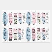 Bedankt a Million, Billion, Trillion, Squillion Fu Inpakpapier Vel (Voorkant 2)