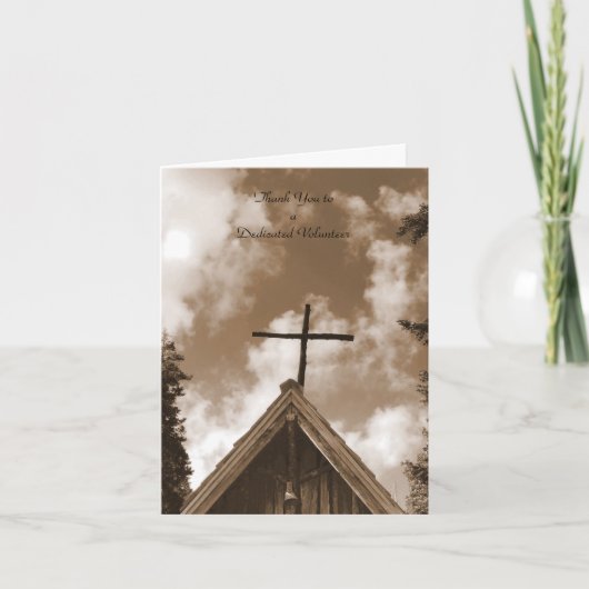 Bedankt aan de vrijwilligers Nota Kaart, Oude Kerk (Voorkant)