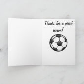 Bedankt aan een Voetbal coach voor een Groot (Binnen)