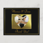 Bedankt aan het Briefkaart| Golden Black Collectie Briefkaart (Voorkant)