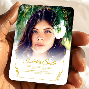 Bedankt Aangepaste Funeral Foto Condoleance Rouw V Magneet