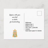 Bedankt aanpasbare folklore ansichtkaart briefkaart (Achterkant)