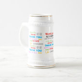 Bedankt Accountant Cadeau Persoonlijk Modern Bierpul (Voorkant links)