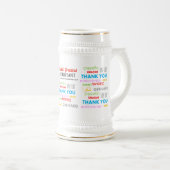 Bedankt Accountant Cadeau Persoonlijk Modern Bierpul (Voorkant rechts)