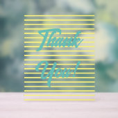 Bedankt Acryl Bord (Neutraal)