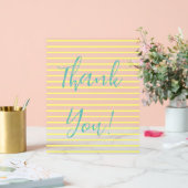 Bedankt Acryl Bord (Huwelijk)