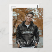 Bedankt afstudeeransichtkaart briefkaart (Voorkant / Achterkant)