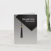 Bedankt Afstuderen zwart Pet (Voorkant)