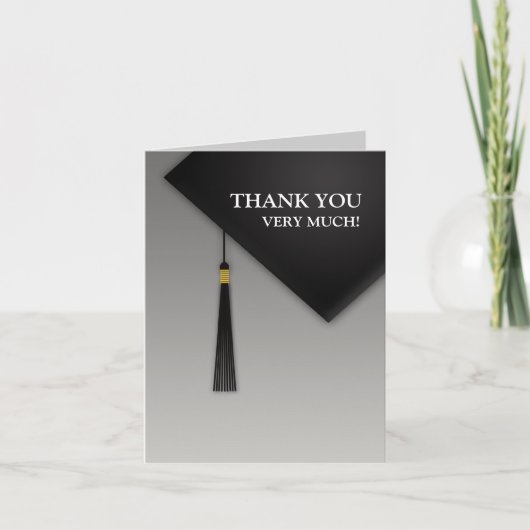 Bedankt Afstuderen zwart Pet (Voorkant)