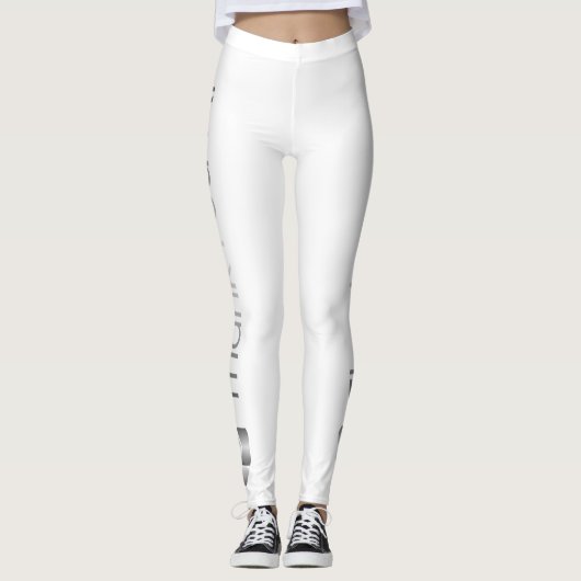 "Bedankt AI" actieve Leggings (Voorkant)