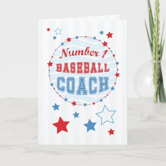 Bedankt Alle sterren Baseball, Red, Blue Stripes (Voorkant)