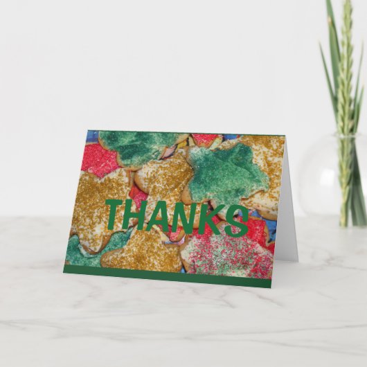 Bedankt! Als je een Sweeter was, zou je een koekje Kaart (Voorkant)