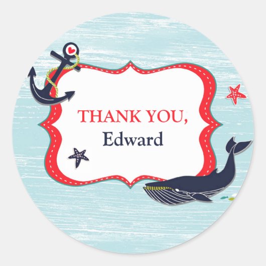 Bedankt Anchor Whale Stickers (Voorkant)