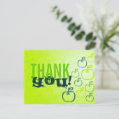 Bedankt Apples Briefkaart (Staand voorkant)