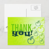 Bedankt Apples Briefkaart (Voorkant / Achterkant)