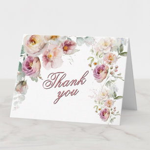 Bedankt Aquarel Bloemen Alle Leeftijden Gelegenhei