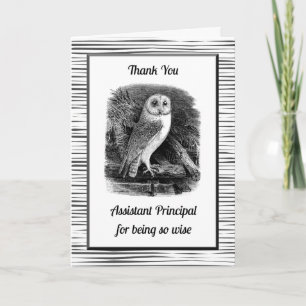 Bedankt assistent-directeur om zo wijs te zijn