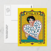 Bedankt_B_ Ansichtkaart Briefkaart (Voorkant / Achterkant)