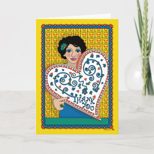 Bedankt_B_Wenskaart Bedankkaart (Voorkant)