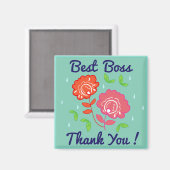 Bedankt baas magneet (Voorkant / Achterkant)