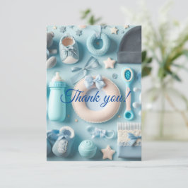 Bedankt Baby Boy Kaarten