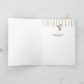 Bedankt Baby Cadeau Leuk Cute Muis Dier Kaart (Binnen)