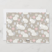 "Bedankt" Baby Celebration Custom Photo Feestdagenkaart (Achterkant)