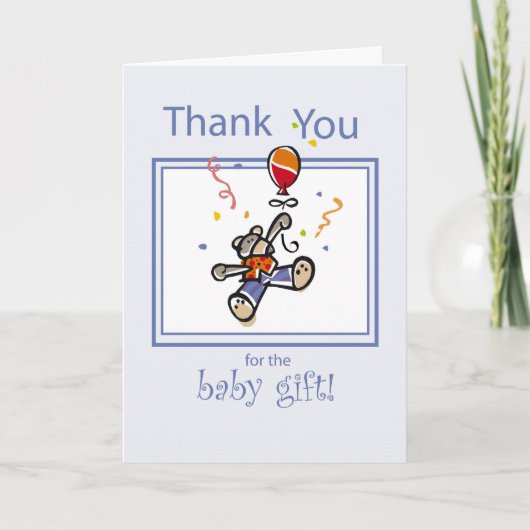 Bedankt Baby Gift, Roze, Meisje (Voorkant)
