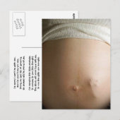 Bedankt, Baby shower Cadeaus Briefkaart (Voorkant / Achterkant)