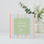 Bedankt Baby shower Flat Kaart (Staand voorkant)