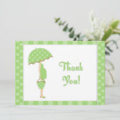 Bedankt Baby shower Flat Kaart (Staand voorkant)