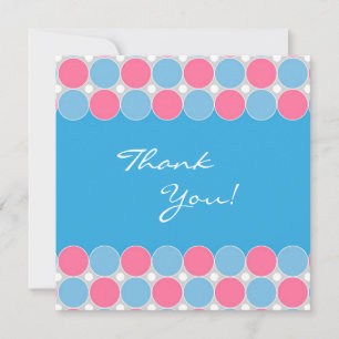 Bedankt Baby shower Flat Kaart