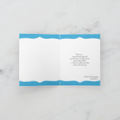 Bedankt Baby shower fotokaart (Binnen)