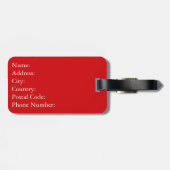 Bedankt Bagagelabel (Achterkant horizontaal)