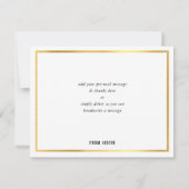 BEDANKT BAR MITZVAH modern grijs krijtbord goud (Achterkant)