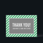 BEDANKT BAR MITZVAH moderne jongen eenvoudig groen<br><div class="desc">door kat massard >> https://linktr.ee/simplysweetpaperie <<<<< Een eenvoudige, stijlvolle manier om u te bedanken voor uw bezoek aan uw gast. Opstelling als sjabloon is het eenvoudig voor u om uw eigen details toe te voegen, of de aanpassingsknoop te raken en u kunt tekst, doopvonten, grootte enz. TIP toevoegen of veranderen:...</div>