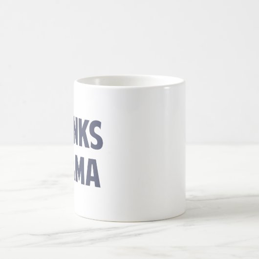 Bedankt Barack Obama Koffiemok (Center)