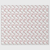 Bedankt Baseball Coach Large Grunge Baseball Cadeaupapier (Vlak)