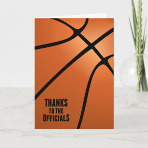 Bedankt Basketbal Ambtenaren voor Professionalitei