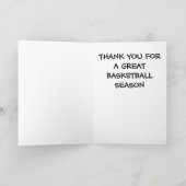 Bedankt basketbalcoach (Binnen)