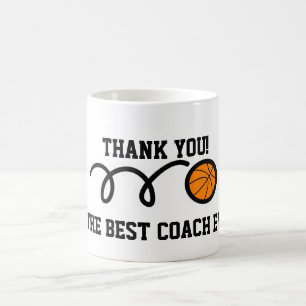 Bedankt basketbalcoach koffiemok