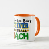 Bedankt basketbalcoach mok (Voorkant rechts)