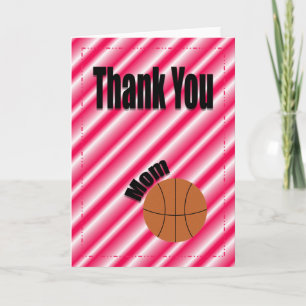 Bedankt basketbalteam mama Kaart