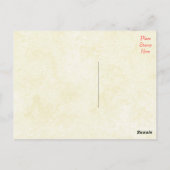 Bedankt Basset Hound Greeting Post Kaart (Achterkant)