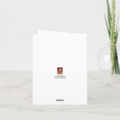 Bedankt Beary Veel Teddybeer Feestdagen Kaart (Achterkant)