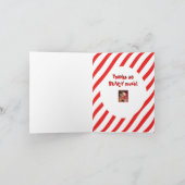 Bedankt Beary Veel Teddybeer Feestdagen Kaart (Binnen)